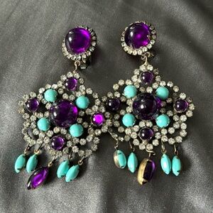 Kenneth J Lane clip earrings